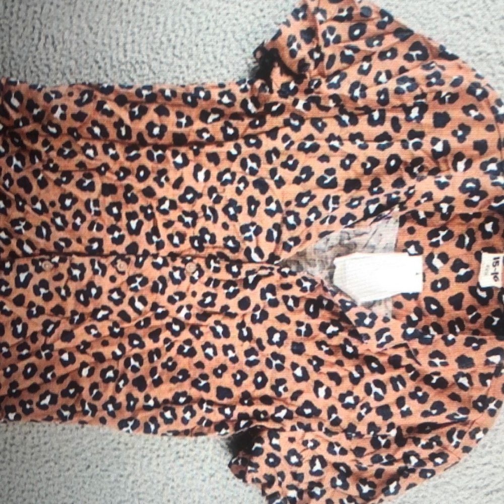 Cotton on kids Capri linen blend shirt